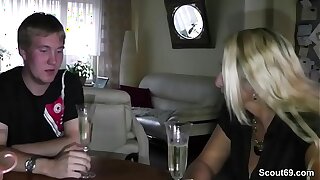 German Mom Teach Step-Son to Fuck at 18yr old Birthday